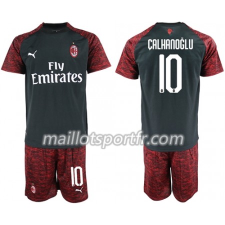 Maillot de Foot AC Milan Calhanoglu 10 Enfant Troisieme 2018/19